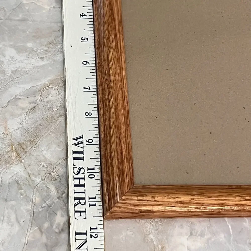 Large Solid Oak Wood Picture Photo Frame Free Standing 8